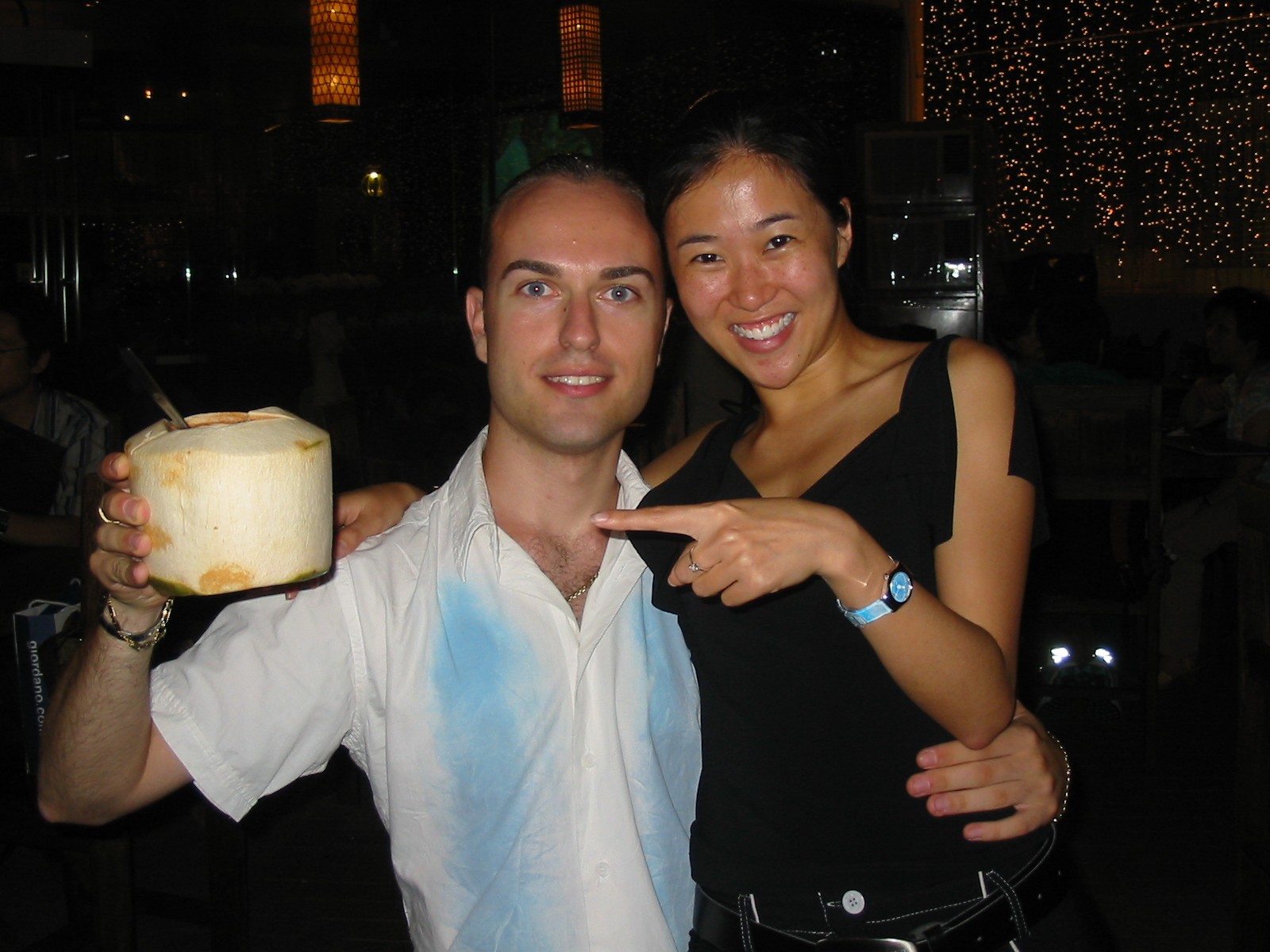 Fikone e Faye al ristorante thailandese...