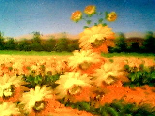 UNA PITTURA PER CHI MI FA SORRIDERE......