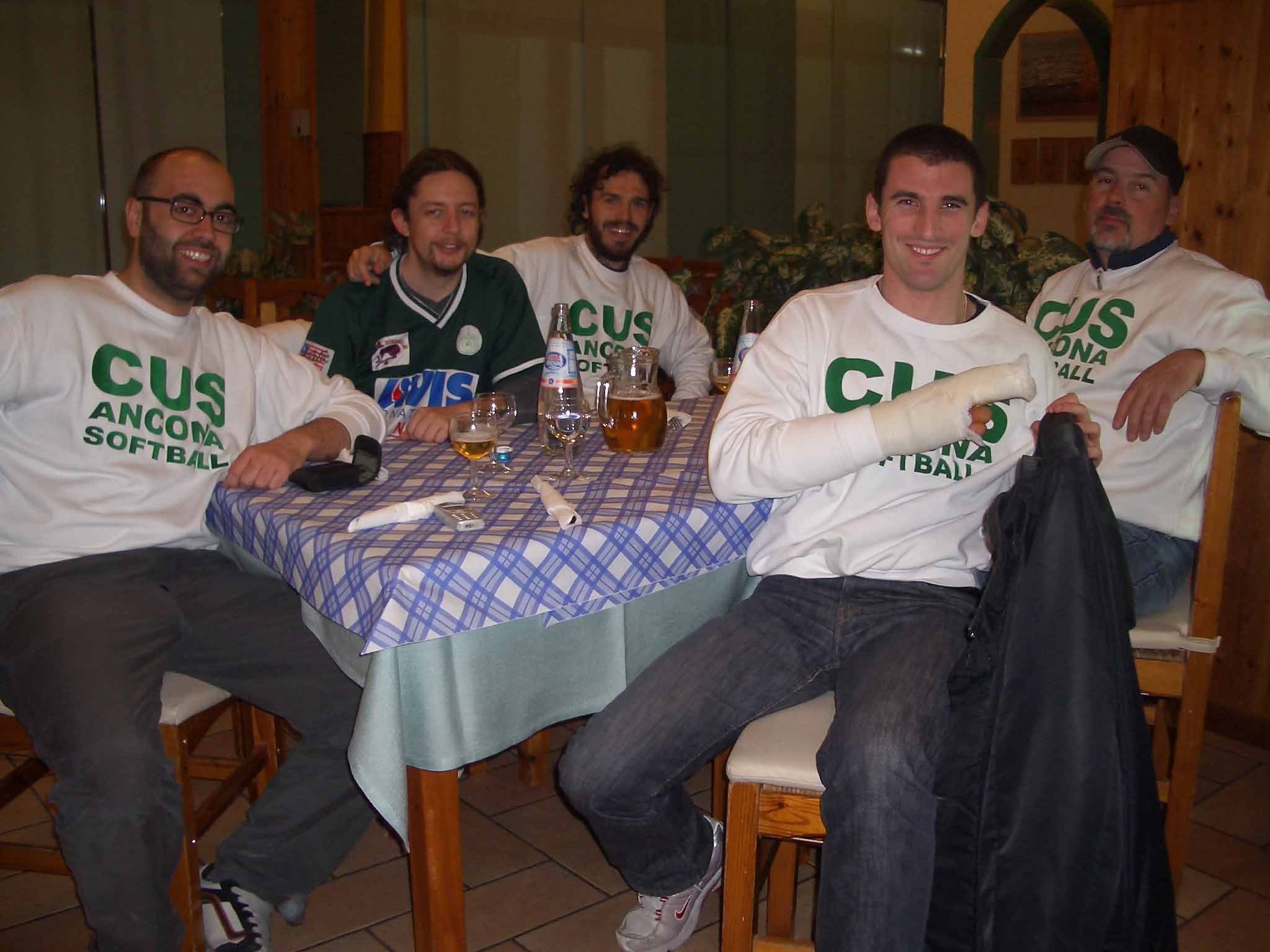 da sinistra a destra: io-assistent coach-dirigente accompagnatore, paolo-assistent coach, giulio-dirigente accompagnatore, matteo-staff manager, romolo-head coach!!!