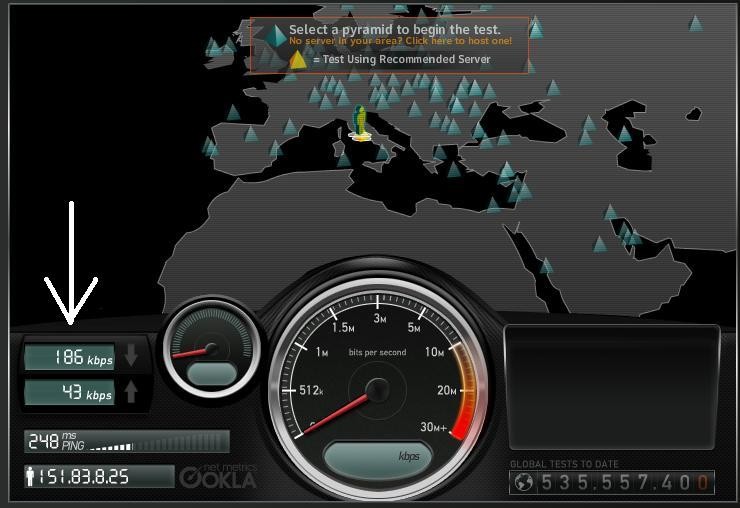 Speedtest wind