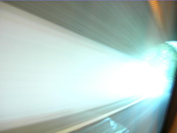 la luce alla fine di una galleria
