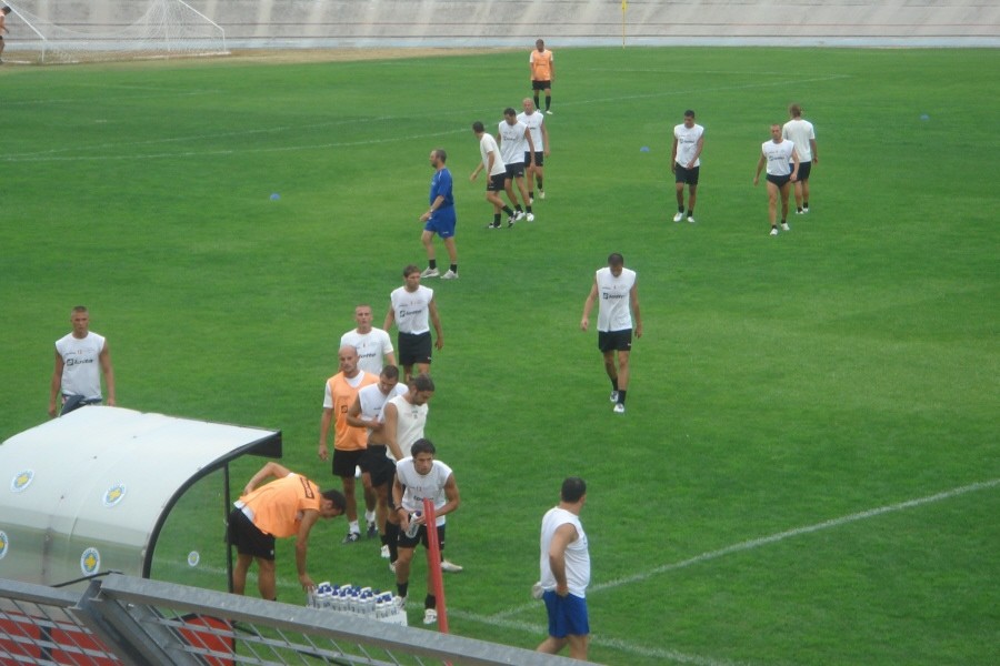 allenamento 13 agosto 2009
