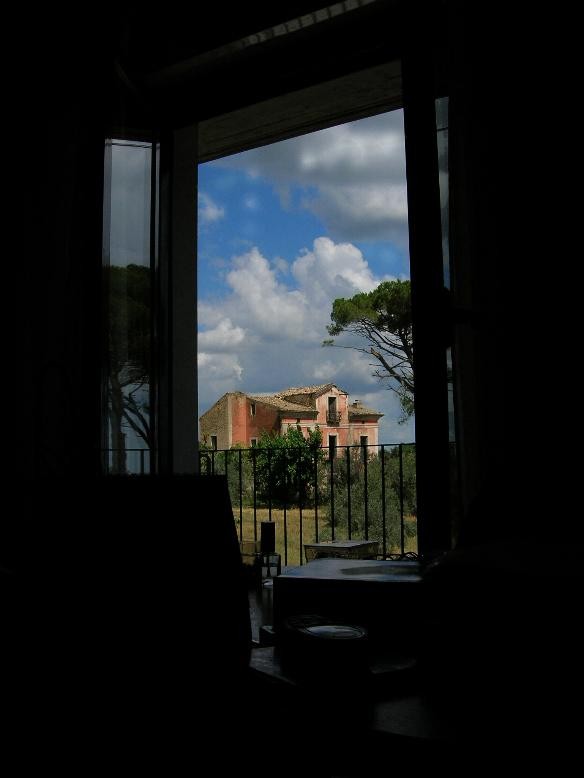 vista dal mio letto...