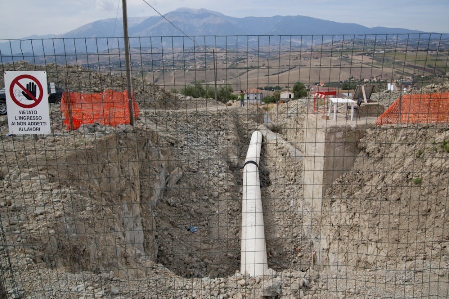 sasi, lavori a castel frentano (12 settembre)