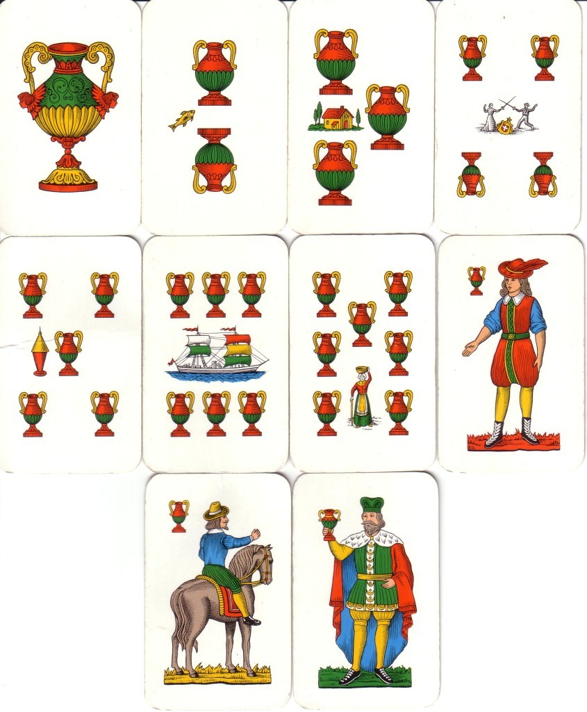 Carte da gioco siciliane - coppe