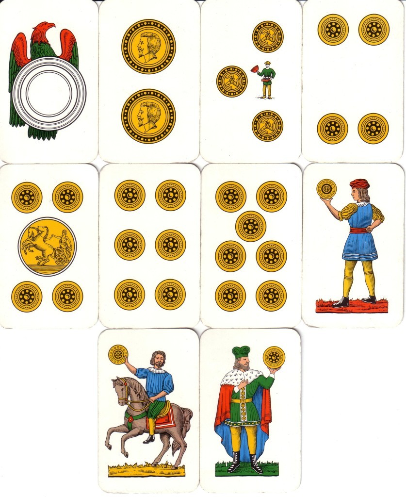 Carte da gioco siciliane - denari