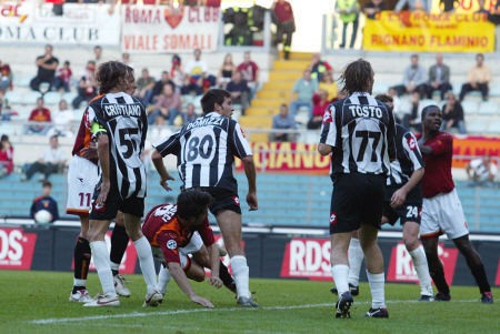 rm-ascoli:goal di panucci con striscione Lanciano 