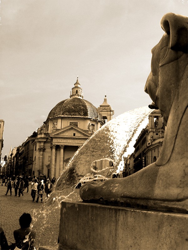 piazza del popolo...