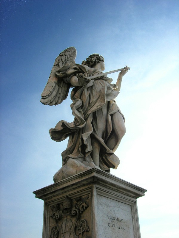 un angelo a castel s.angelo