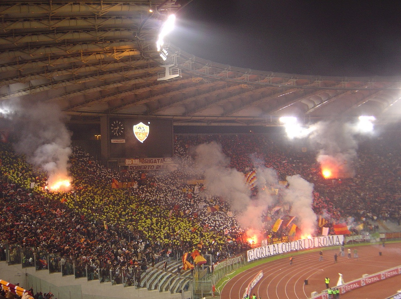 roma-milan:coreografia della sud