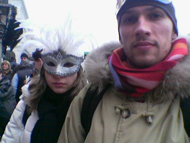Fabio e Caterina al Carnevale...ahahah!