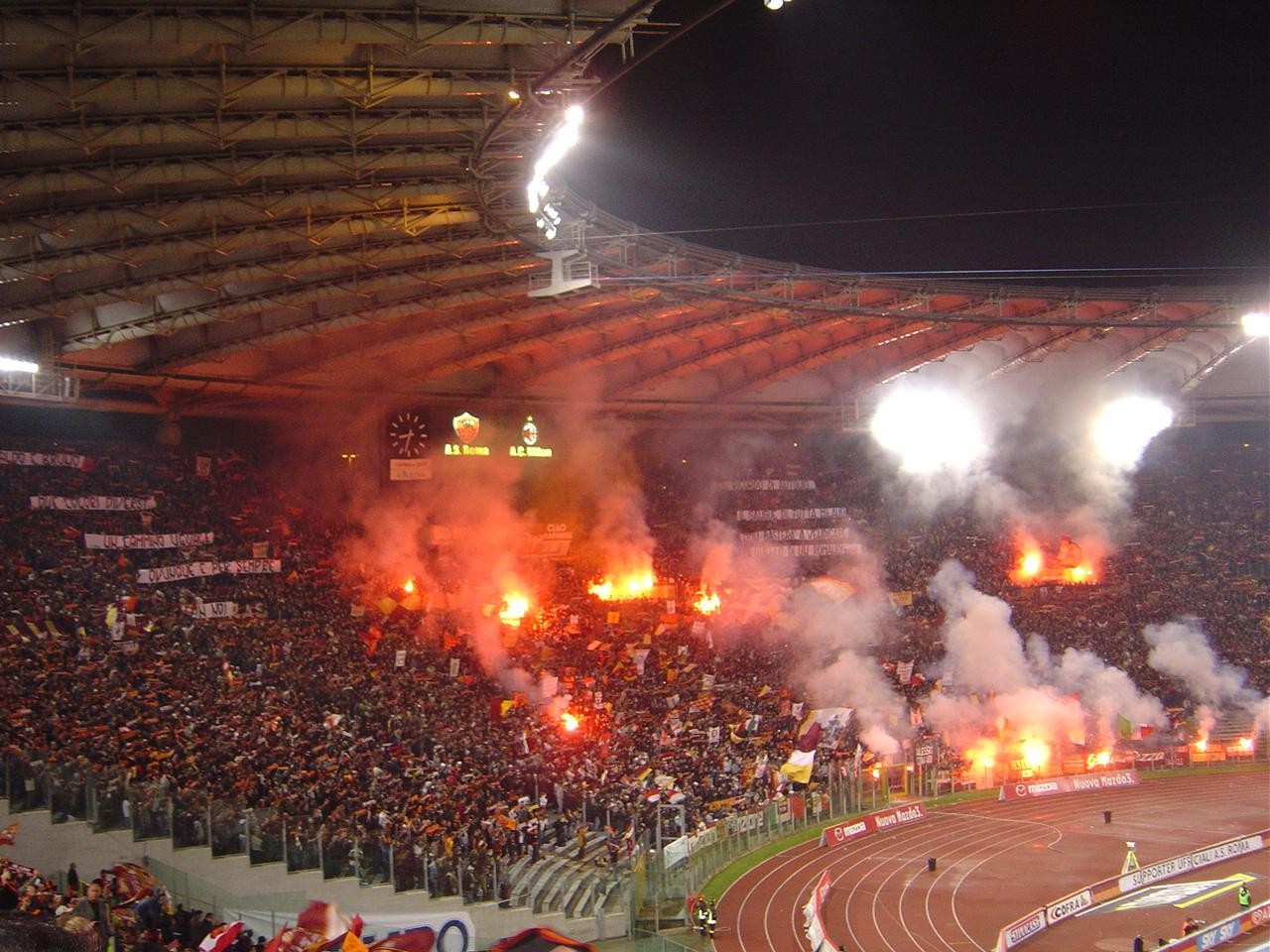 rm-milan 20-3-05 curva sud