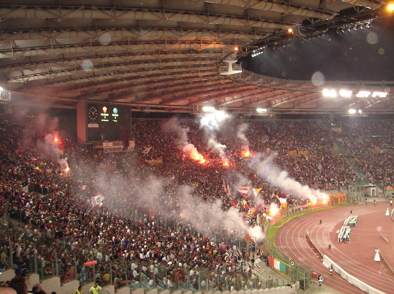 finale coppa italia 2006 roma-inter: sud al pareggio