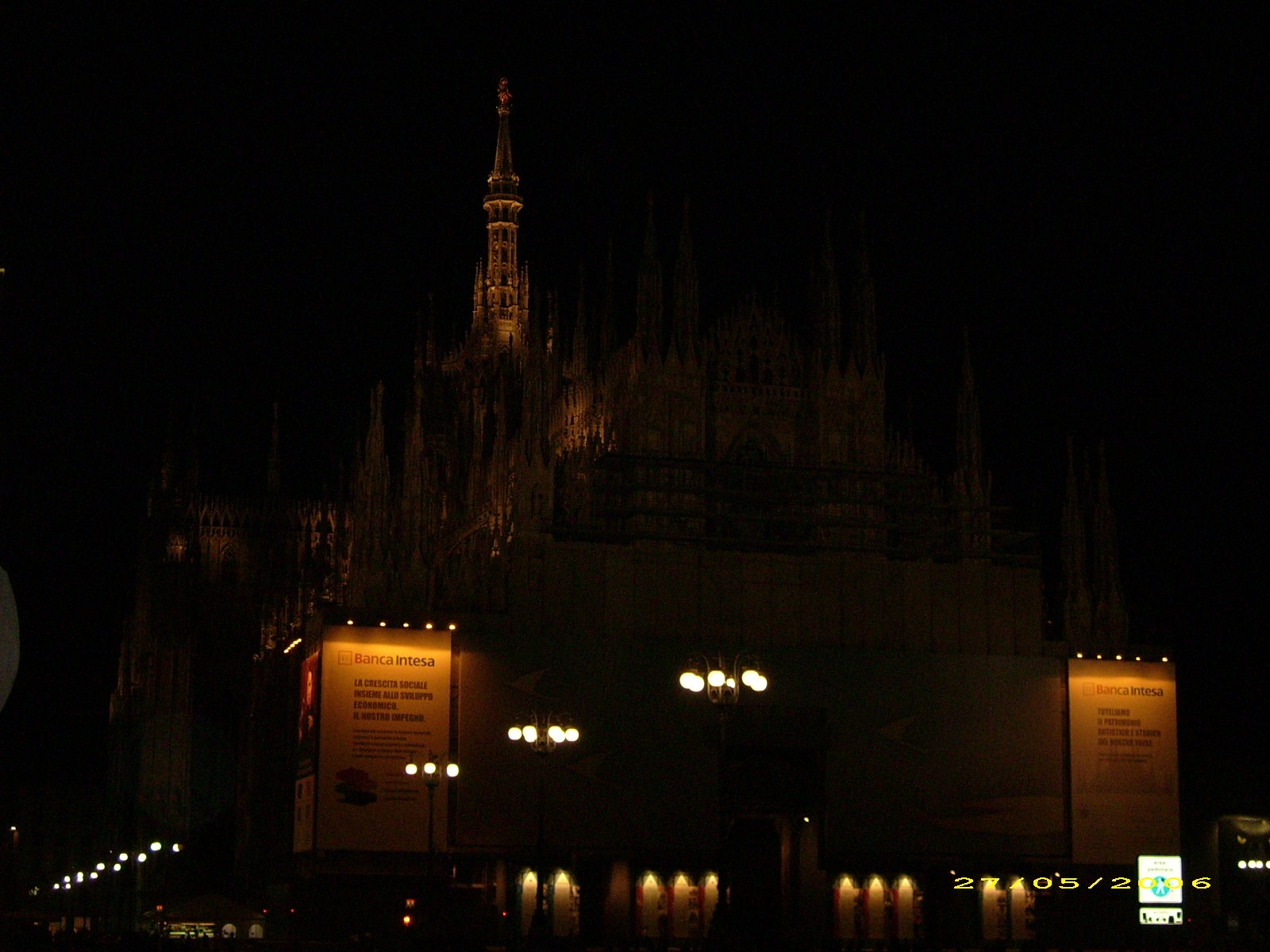 Il duomo a fine concerto...