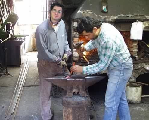 e qui con la trocatrice 