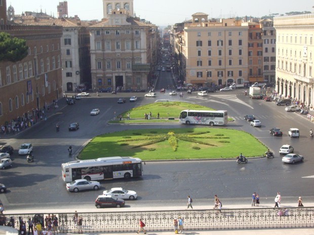 Panorama su Piazza Venezia