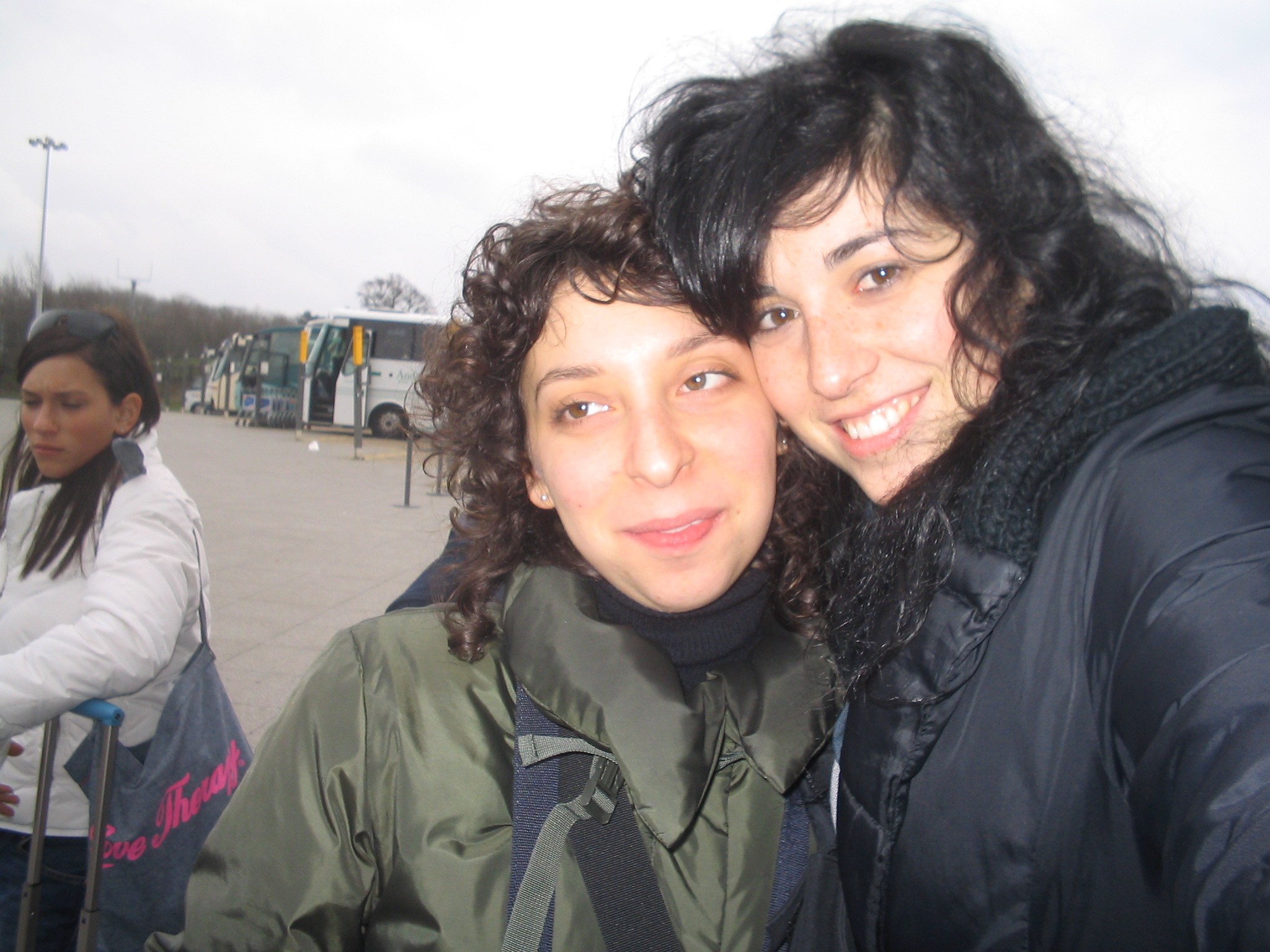 io e kiara!!!a stansted!