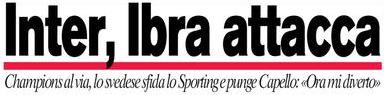 12 settembre 2006 - Corriere dello sport