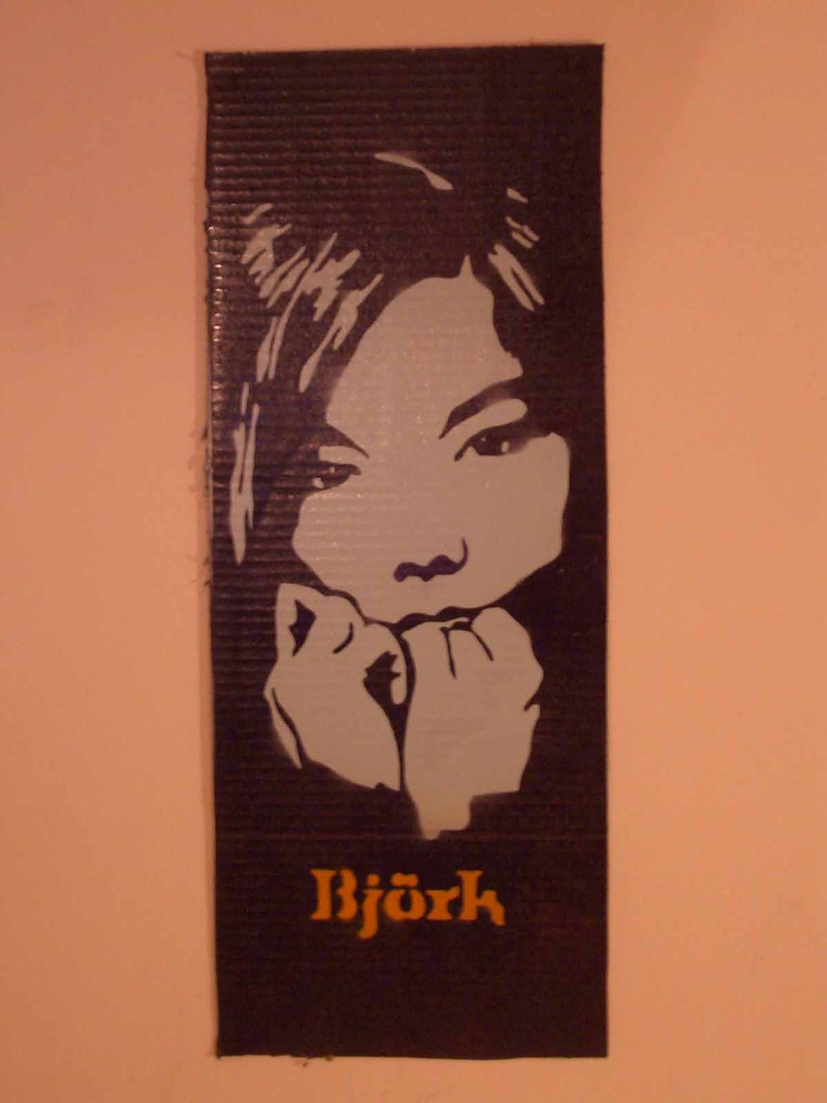 bjork 3 (montana hardcore su cartone, 20x55)