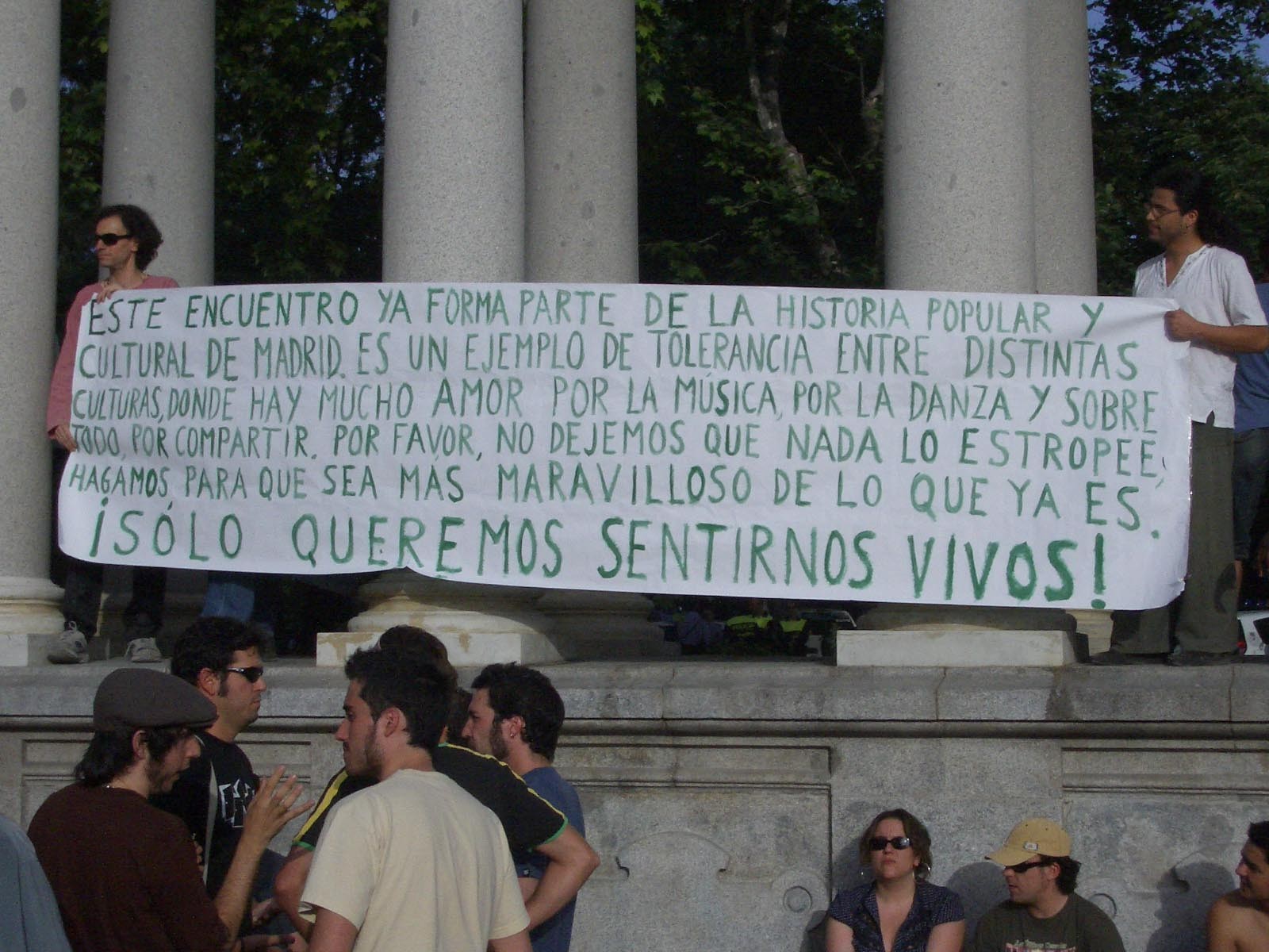 madrid, parque del buen retiro, domingo por la tarde