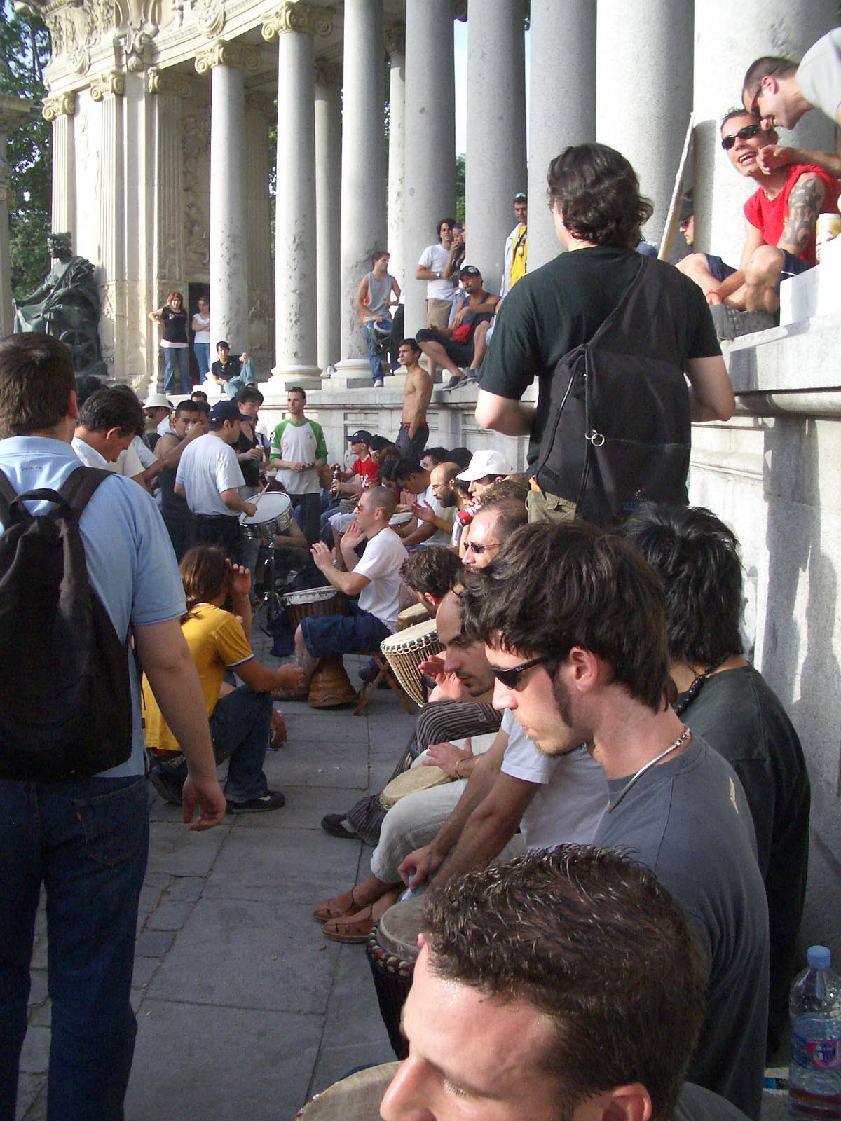 madrid, paruqe del buen retiro, domingo por la tarde