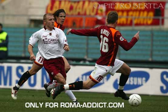 29/01/06 rm-livorno:derossi e striscione lanciano