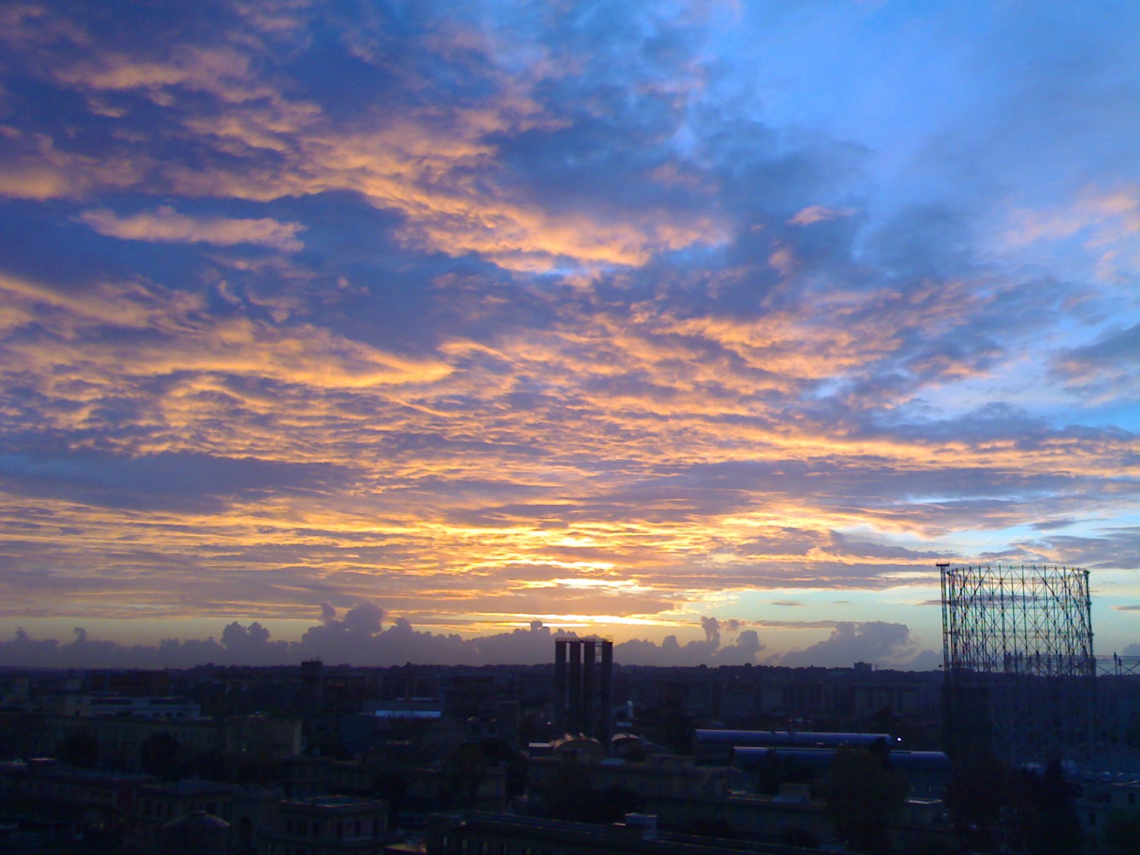 Tramonto Garbatellese, dicembre 2006, Roma