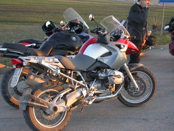 Il mio Gs 1200 al tramonto