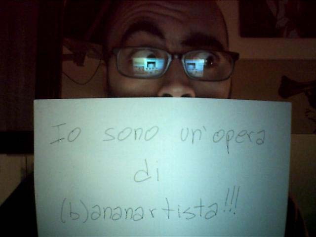 io sono un'opera di (b)ananartista!!!