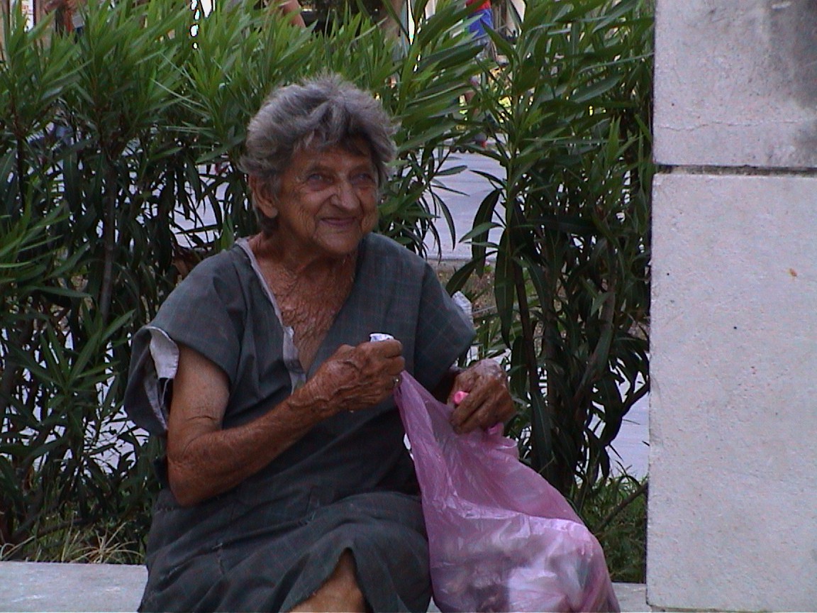 un sorriso per aver ricevuto dei fazzoletti di carta :(