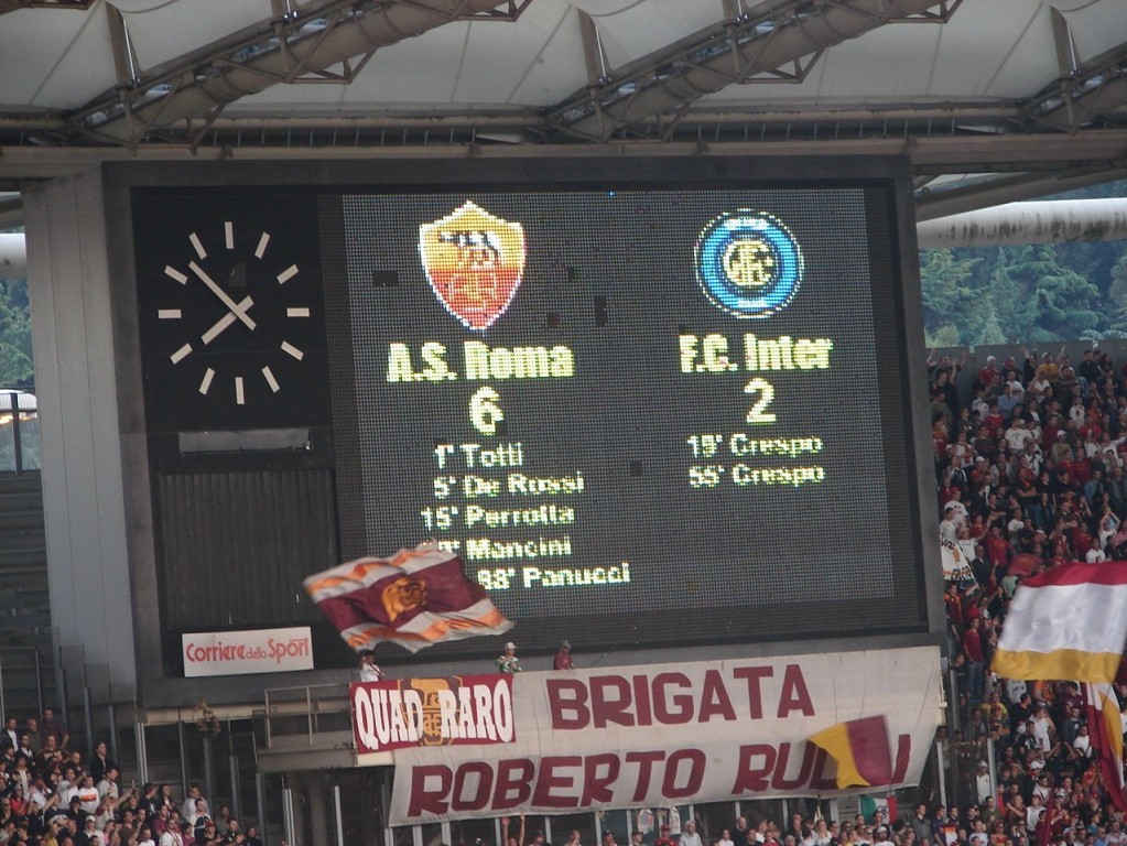 9/5/07:finale coppa italia roma-inter