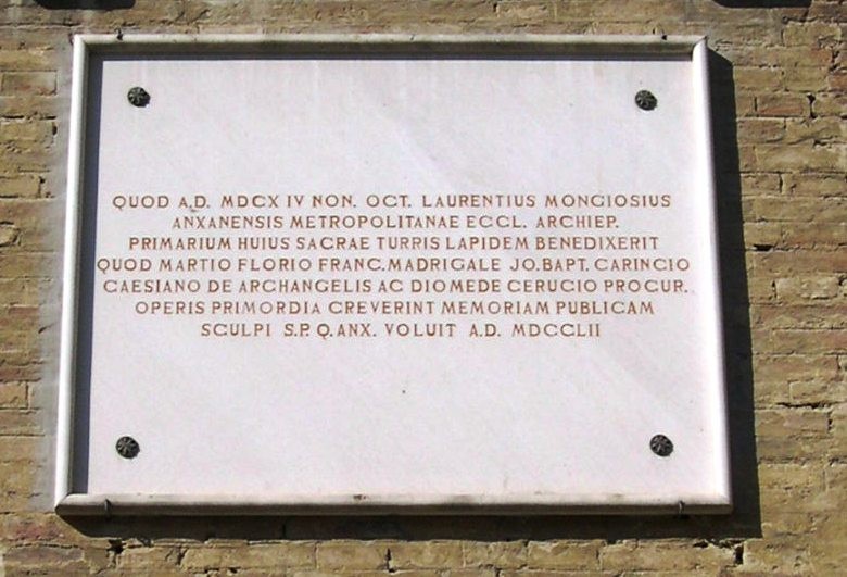 lapide della fondazione