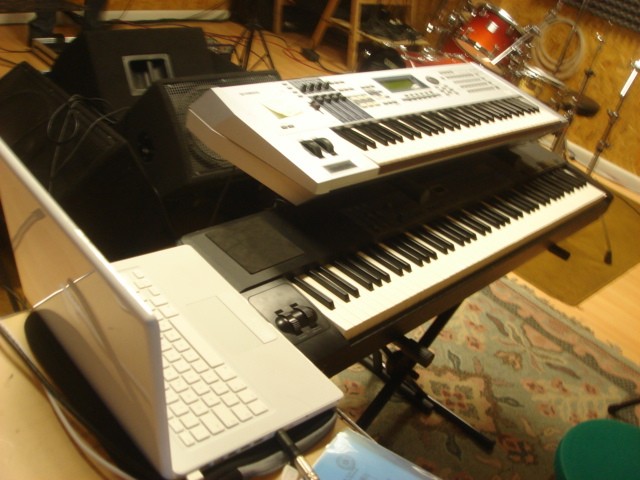 setup in studio