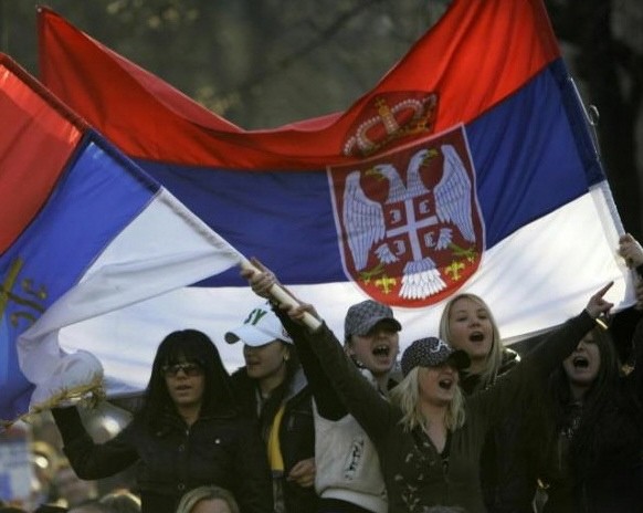 КОСОВО ЈЕ СРБИЈА - protest in beograd