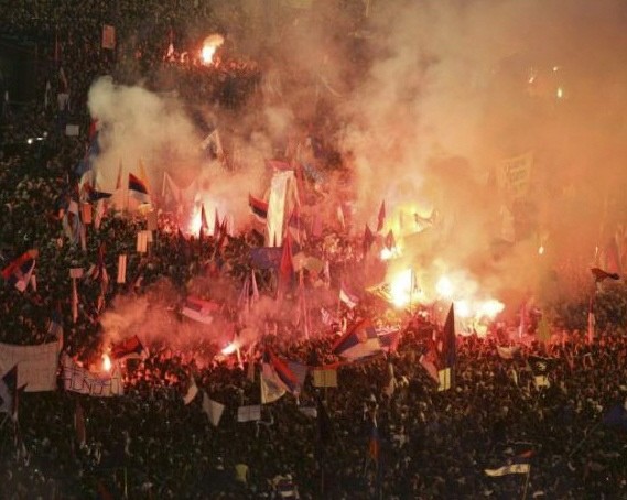 КОСОВО ЈЕ СРБИЈА - protest in beograd