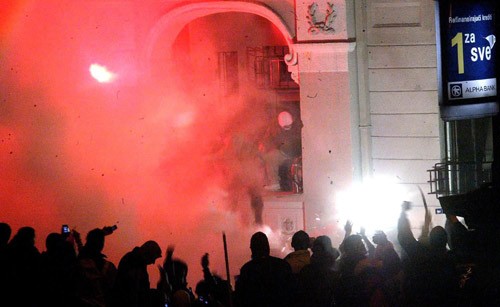 КОСОВО ЈЕ СРБИЈА - protest in beograd