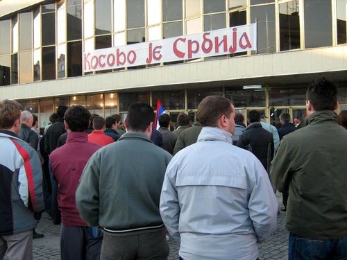 КОСОВО ЈЕ СРБИЈА - protest in čačak