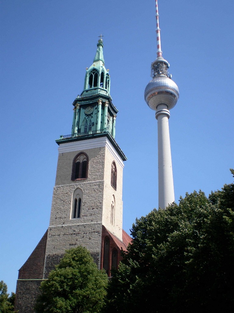 Marienkirche e Tv Tower