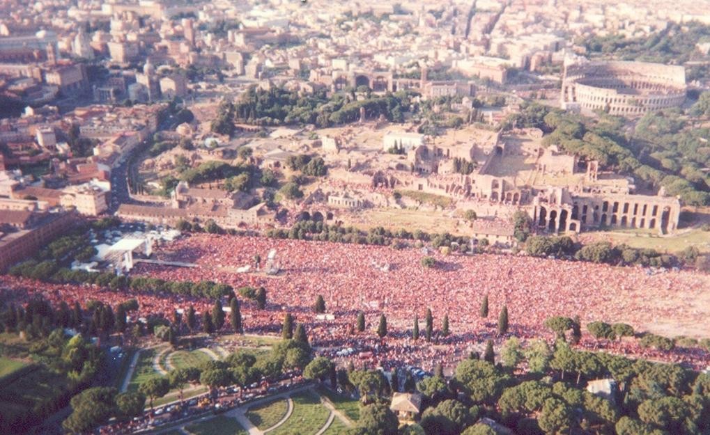 circo massimo-1 milione di tifosi romanisti per il terzo scudetto