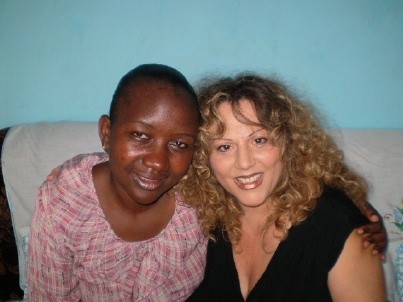 io e miriam a mombasa