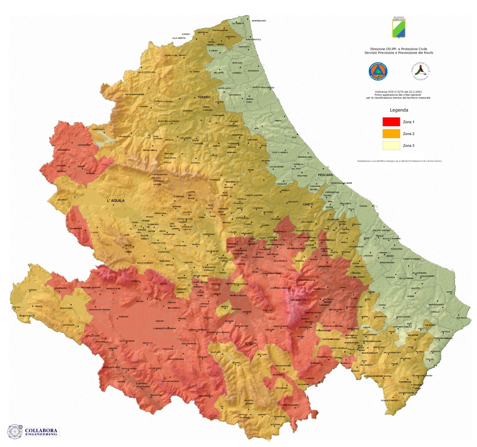 classificazione sismica abruzzo