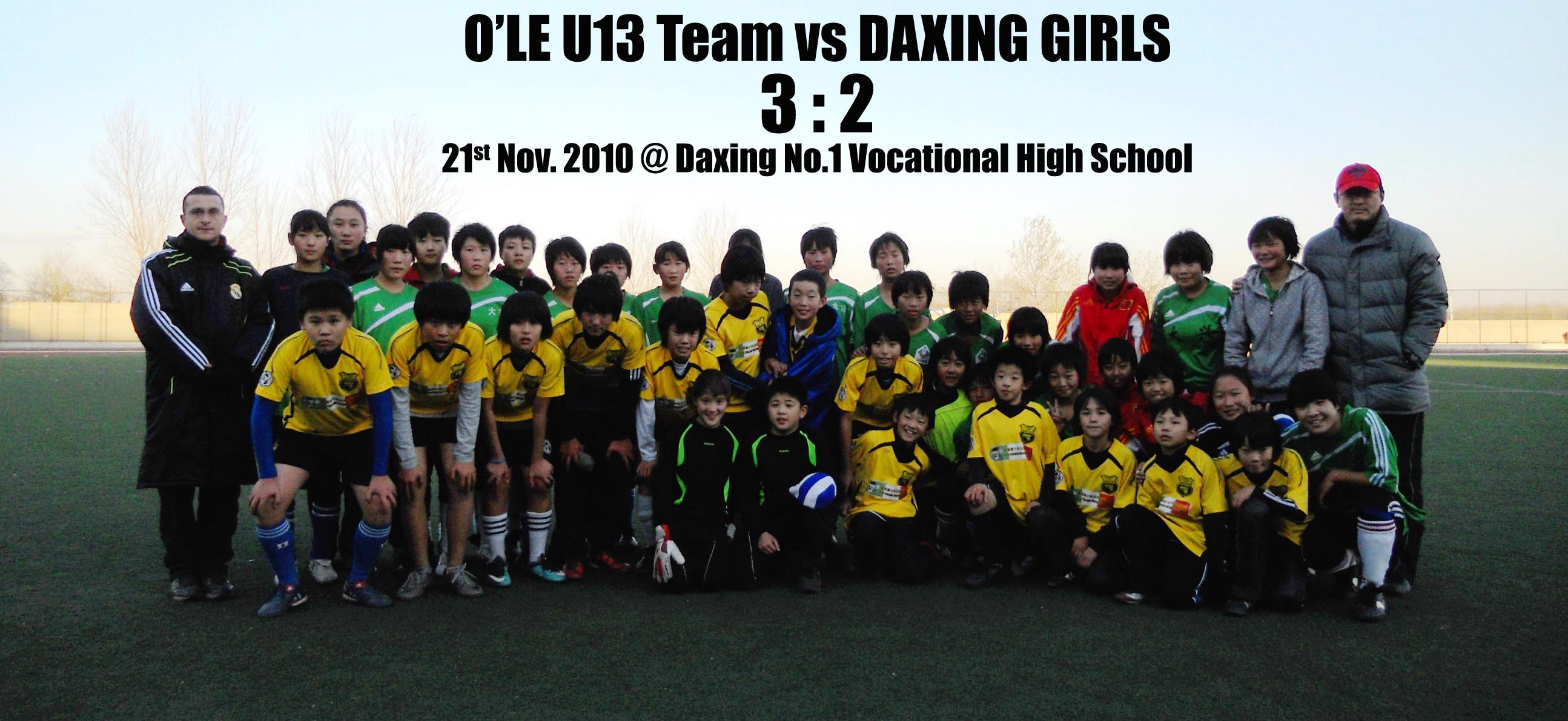 Ole Vs Daxing: 3-2