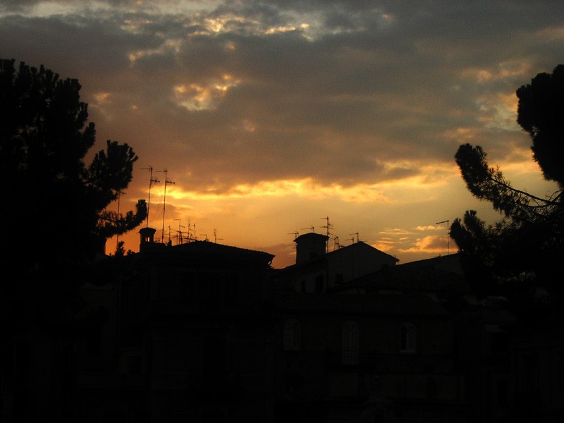 13 agosto 2005, tramonto dalla piazza plebiscito